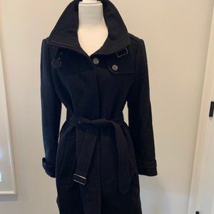 Burberry Brit 'Rushworth' Belted Wool Blend  US 12